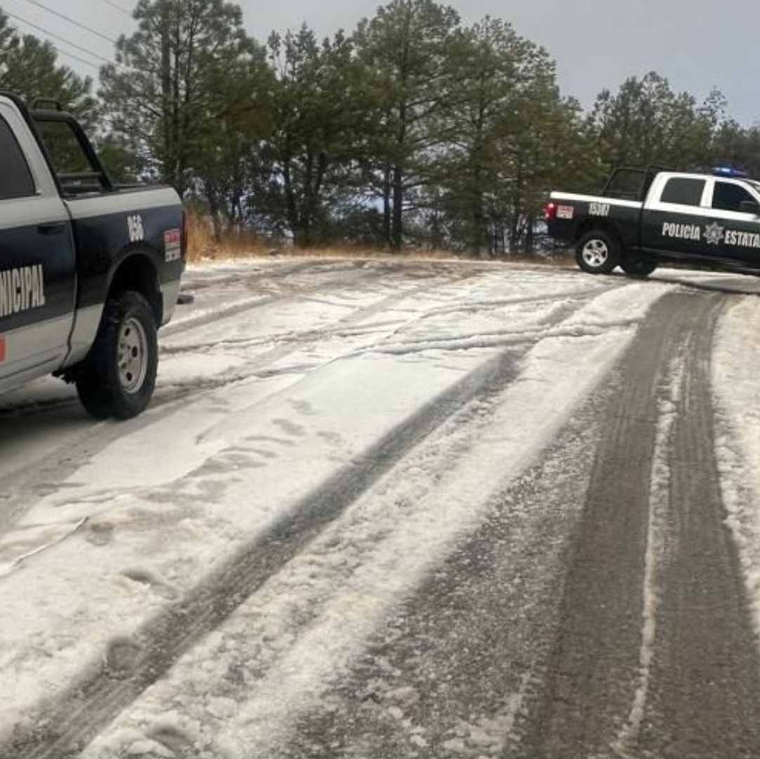 Cae la Primera Nevada en Sonora 2024 en el Municipio de Yécora