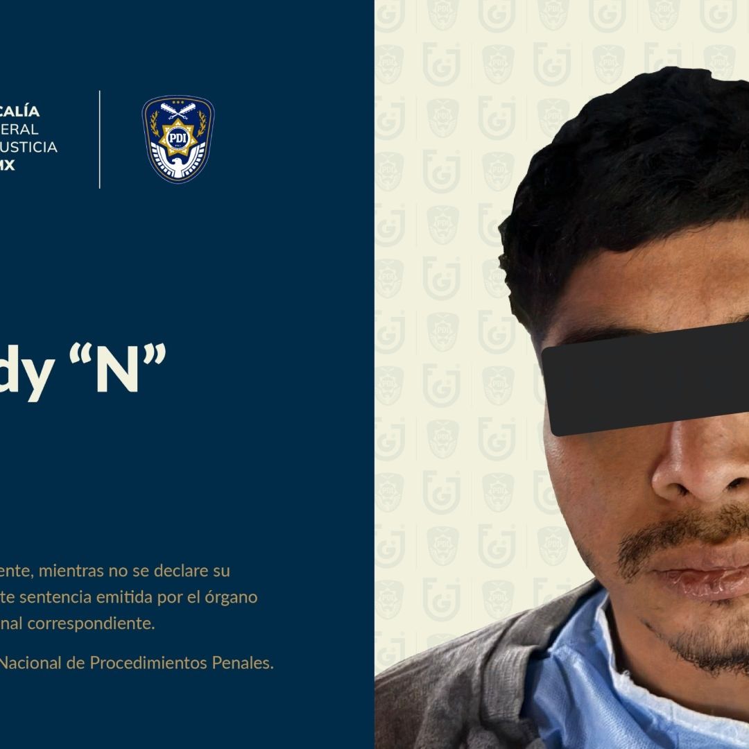 Detienen a Eddy "N", Otro de los Presuntos Involucrados en Muerte de Mujer Quemada Viva en GAM