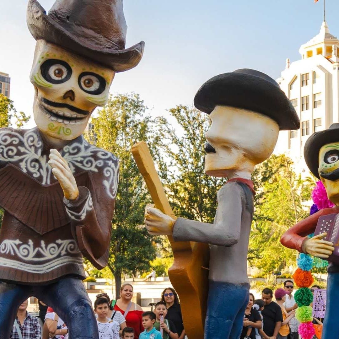 Carro alegórico del Festival de Calaveras Monterrey