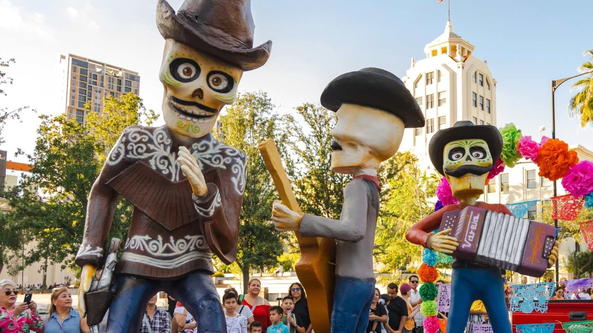 Carro alegórico del Festival de Calaveras Monterrey