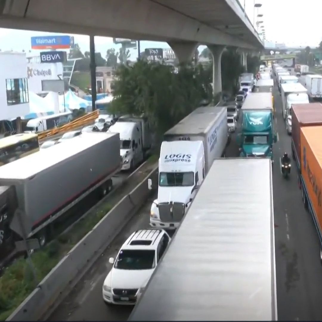 Qué pasó en la autopista México-Querétaro hoy tráfico provoca fila de hasta 35 km