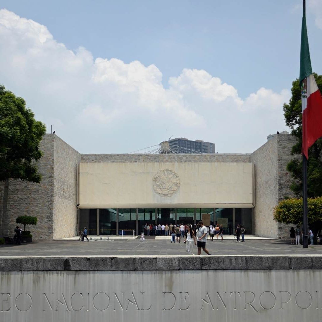 Entrada del Museo Nacional de Antropología e Historia.