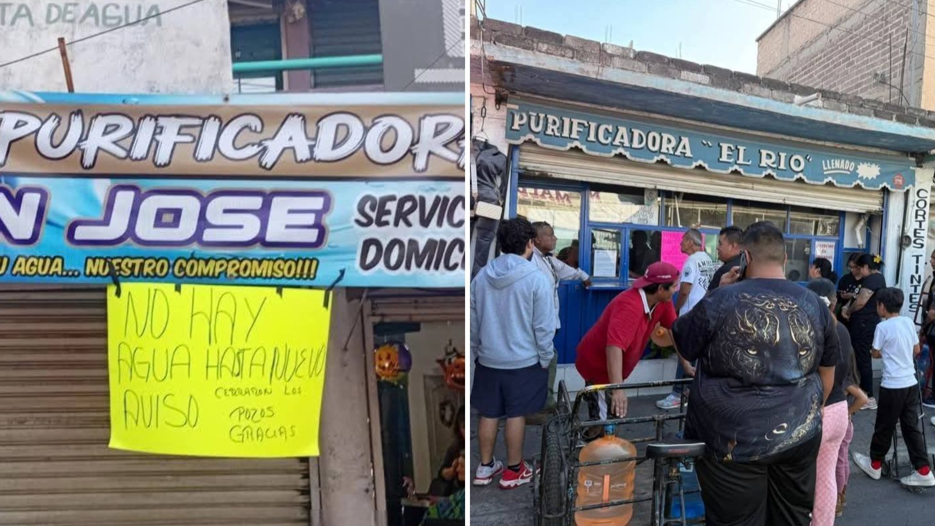 Reportan Compras de Pánico y Desabasto de Agua en Purificadoras de Edomex por Cierre de Pozos