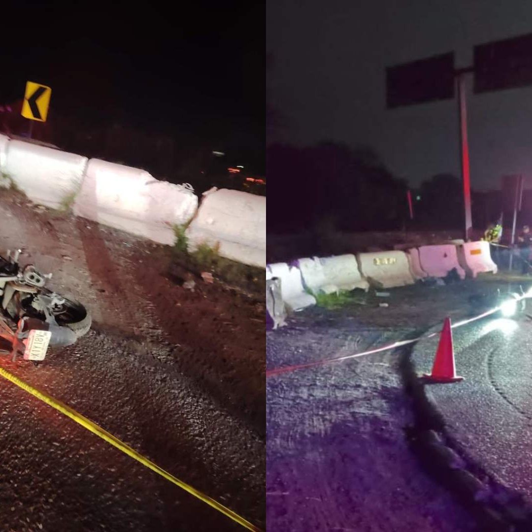 Muere Motociclista Derrapa Autopista Ciudad Mendoza Orizaba Puebla