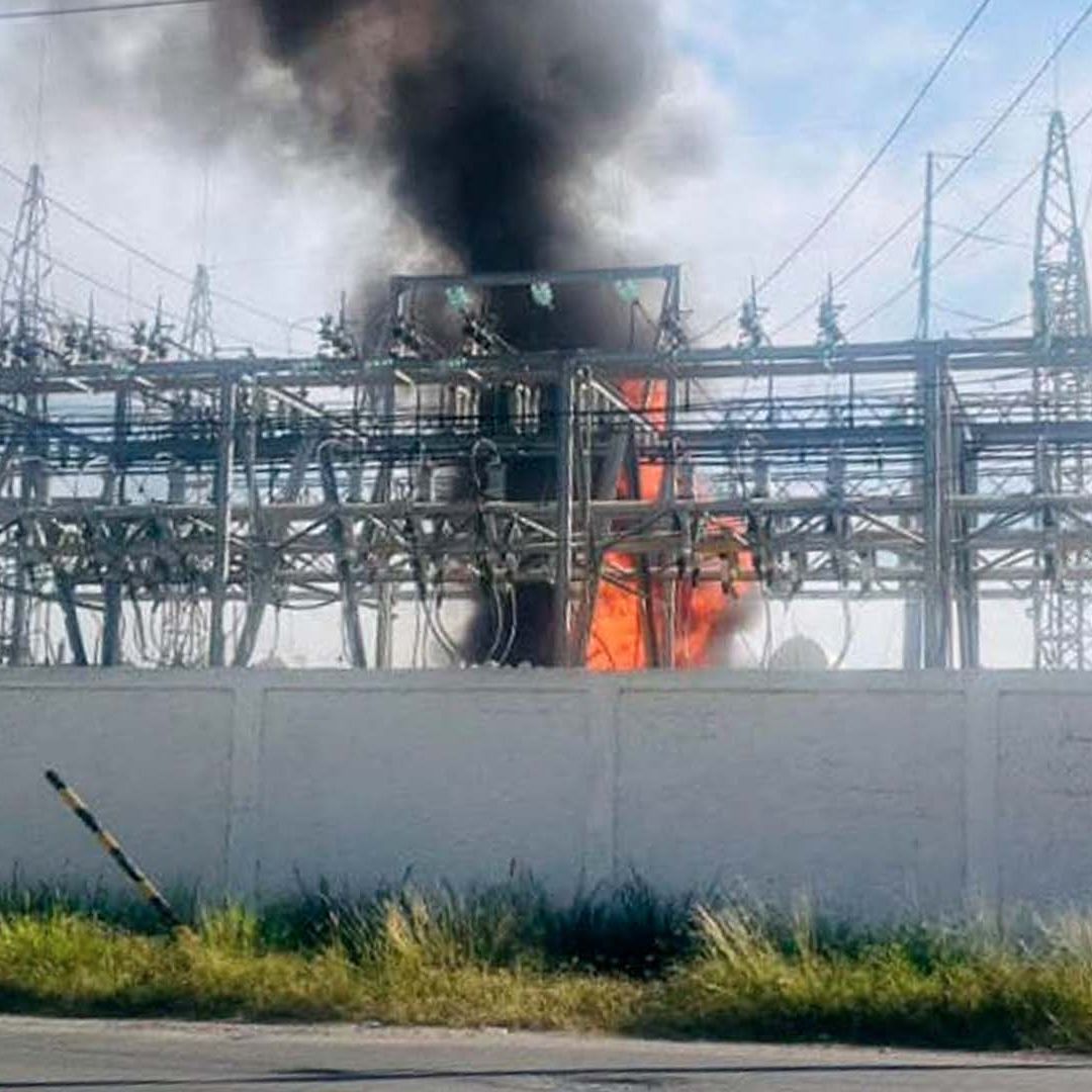 Incendio en Subestación de la CFE Dejó Sin Luz a Colonias de Nuevo Laredo