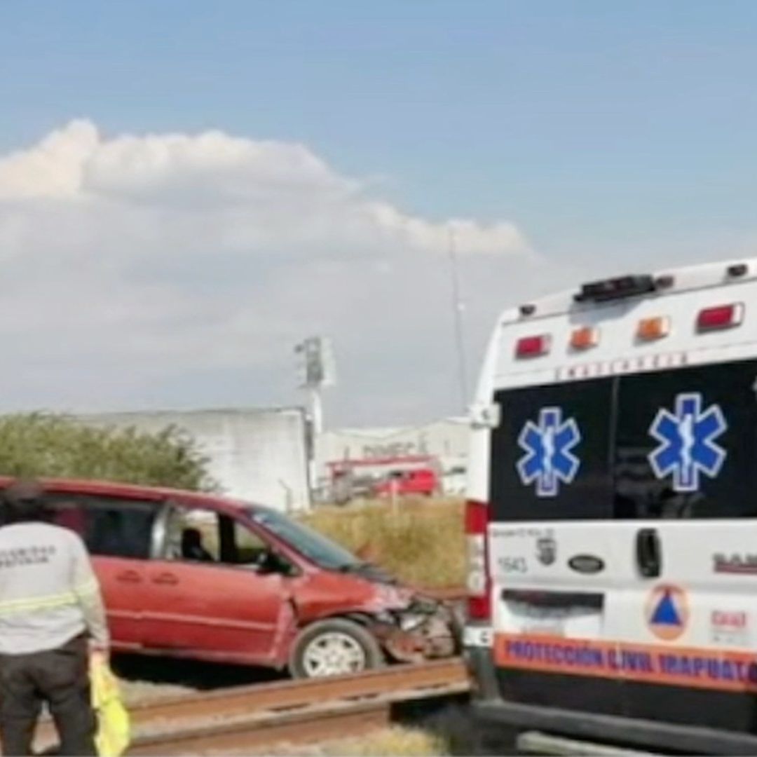 Camioneta es Impactada por el Tren en Irapuato Guanajuato; Hay Dos Heridos I N+ Bajío