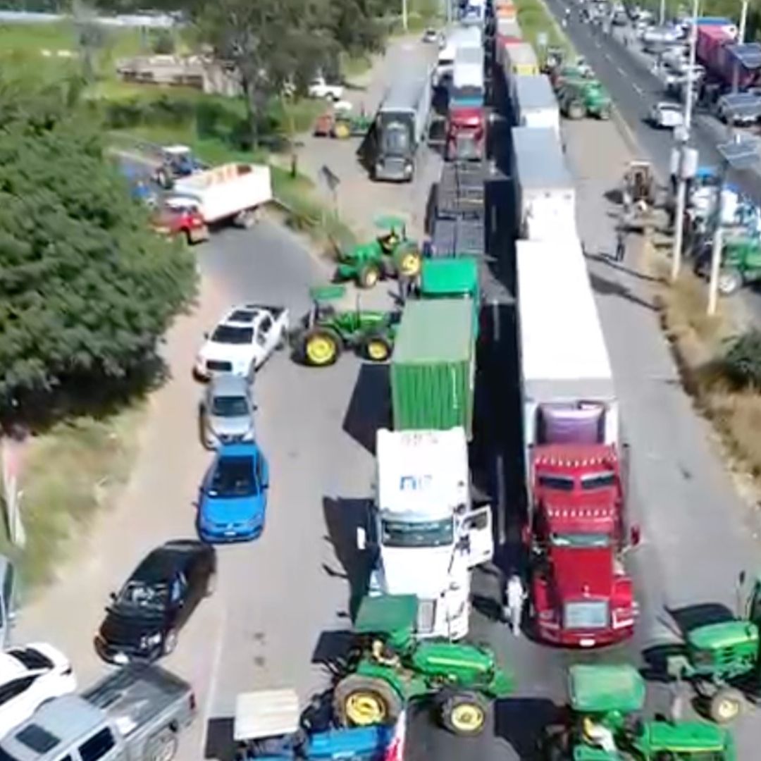 Productores mantienen bloqueos en al menos 11 puntos carreteros de Jalisco