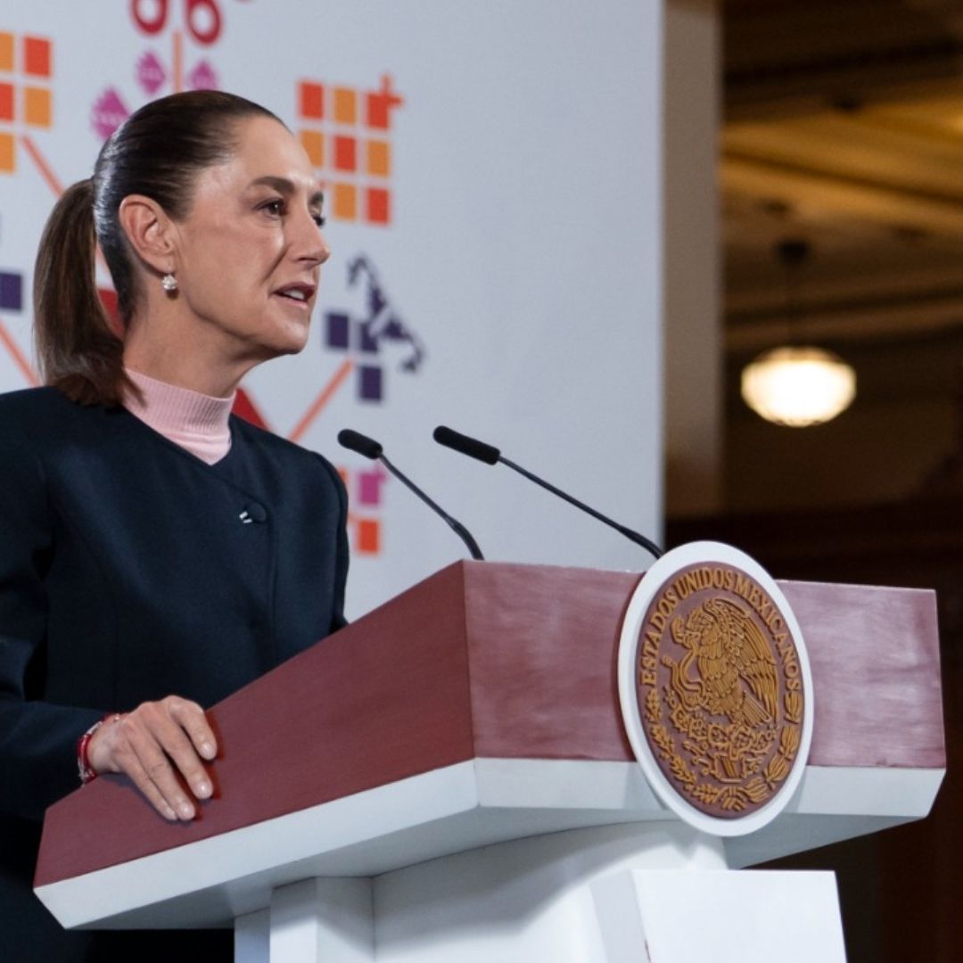 Claudia Sheinbaum habla en conferencia de prensa
