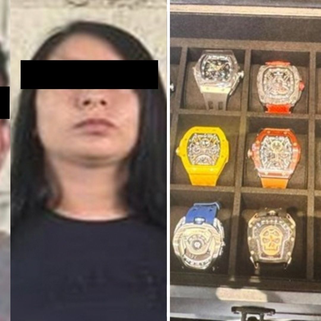 Detienen a Pareja de Extranjeros por Robo de Relojes de 900 mil Pesos en Paseo de la Reforma