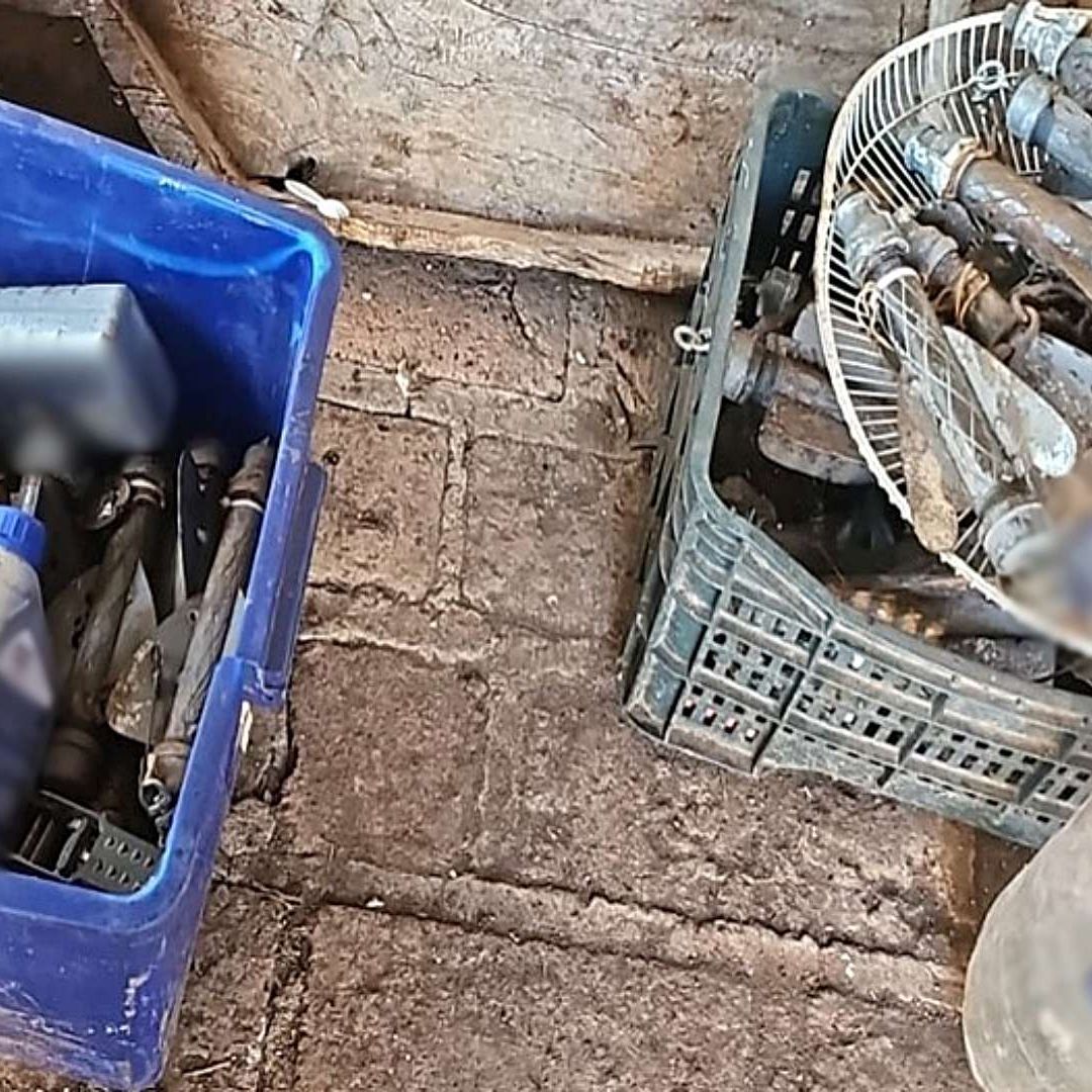 Explosivos improvisados decomisados en Sonora. Foto: Gabinete de Seguridad