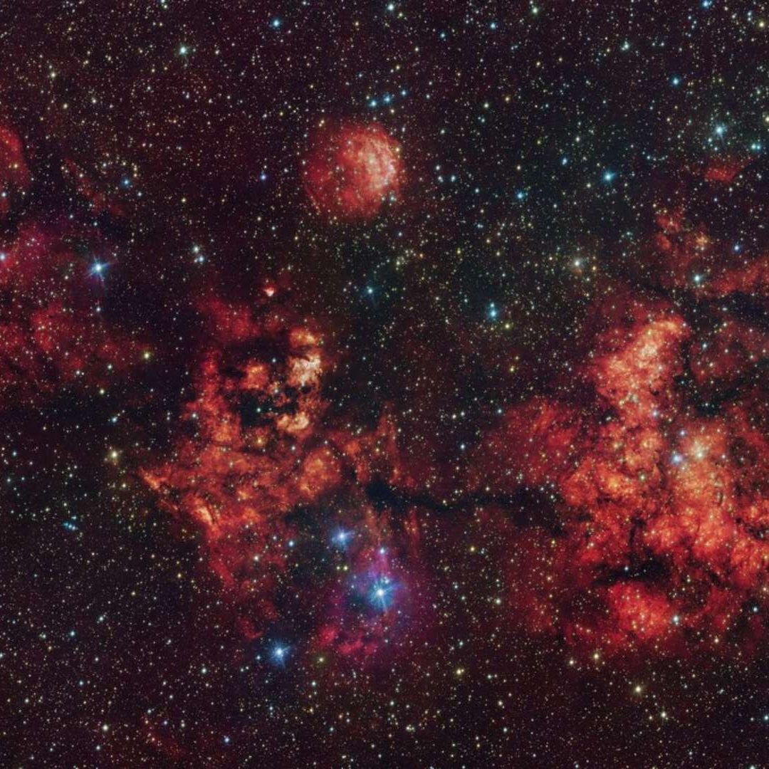 Así se ve el espeluznante murciélago cósmico en el espacio