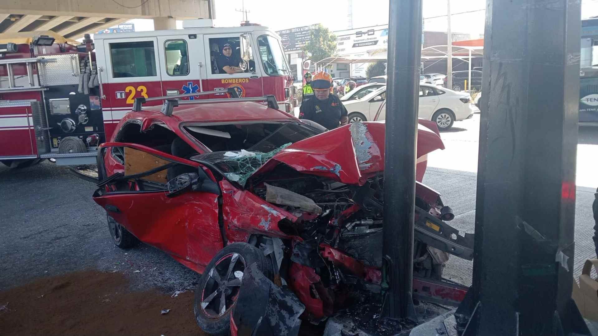 Carro después de choque