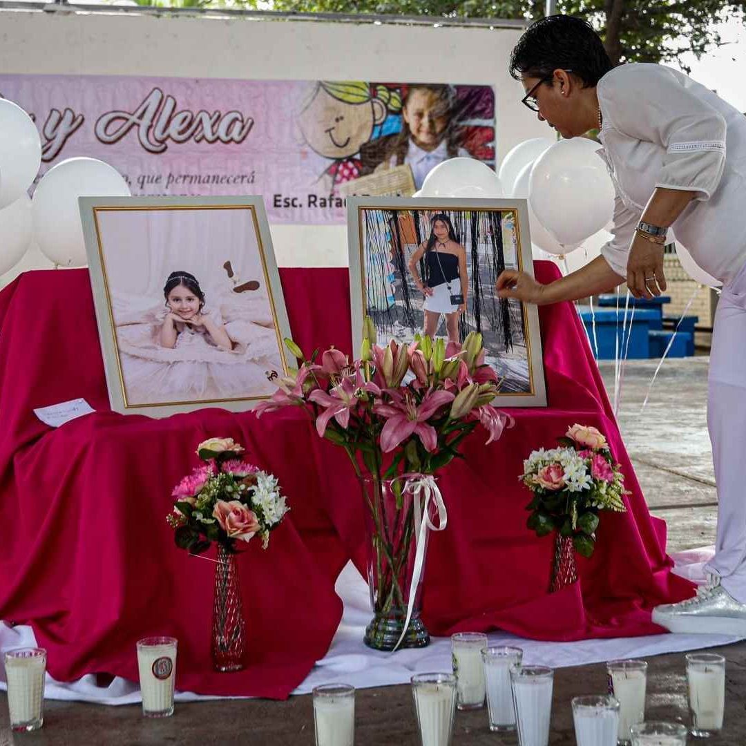 Homenaje para Alexa y Leydi, las dos niñas asesinadas durante enfrentamiento.