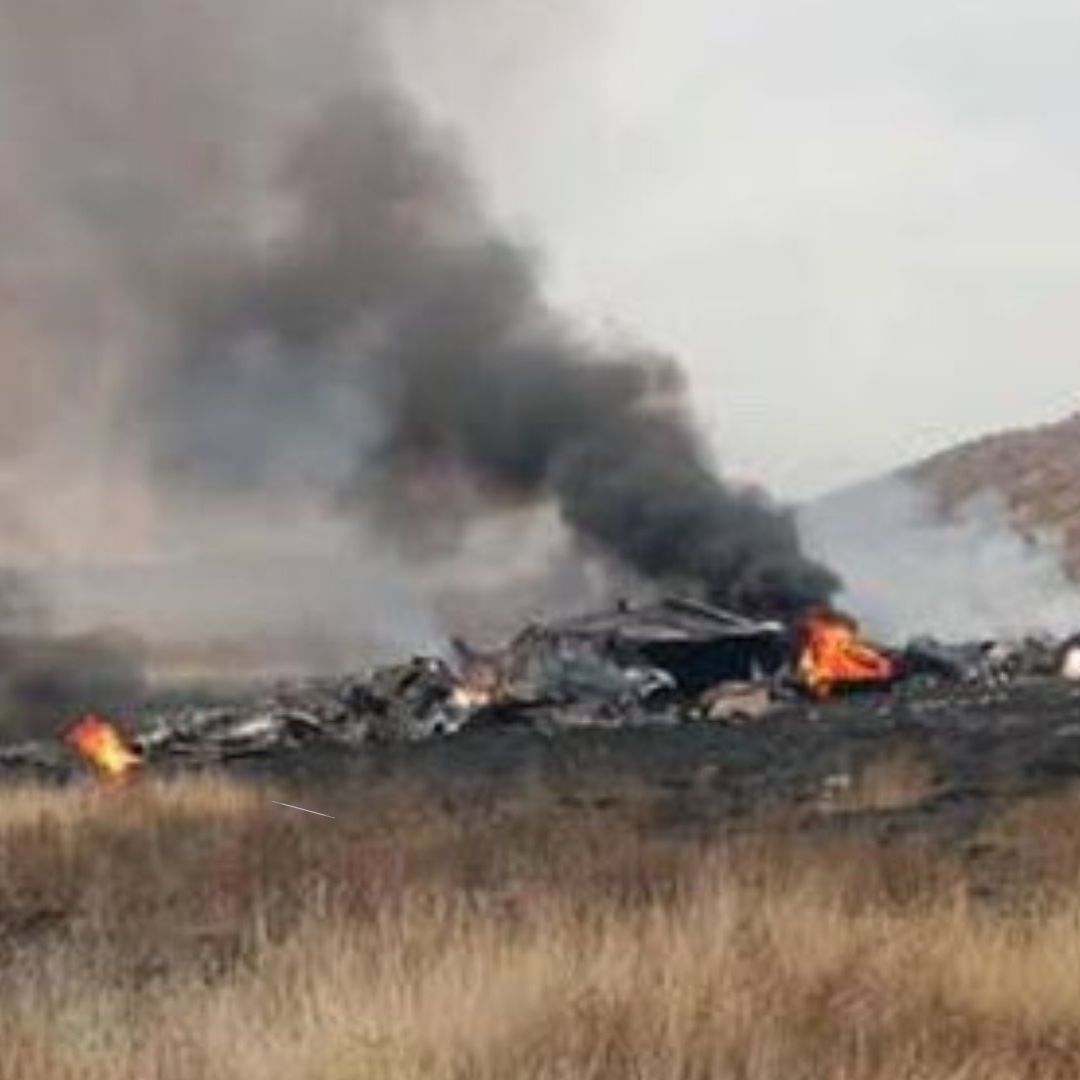 Avión Militar Turco se Estrella en Georgia