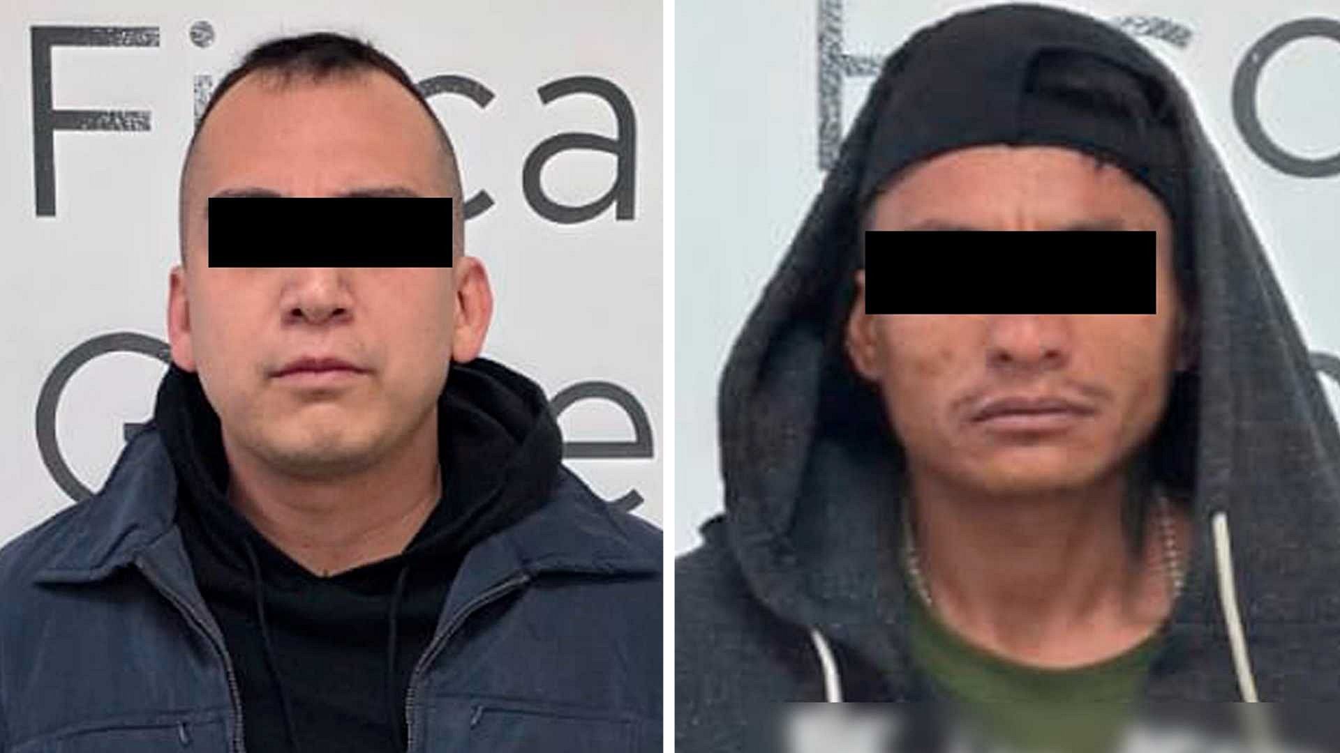 Sujetos detenidos en posesión de presunta droga en la colonia Morelos. Foto: SSC CDMX