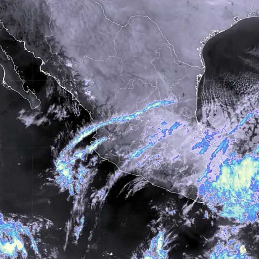 El SMN advierte sobre lluvias y otros efectos de la masa de aire ártico en México. Foto: Conagua