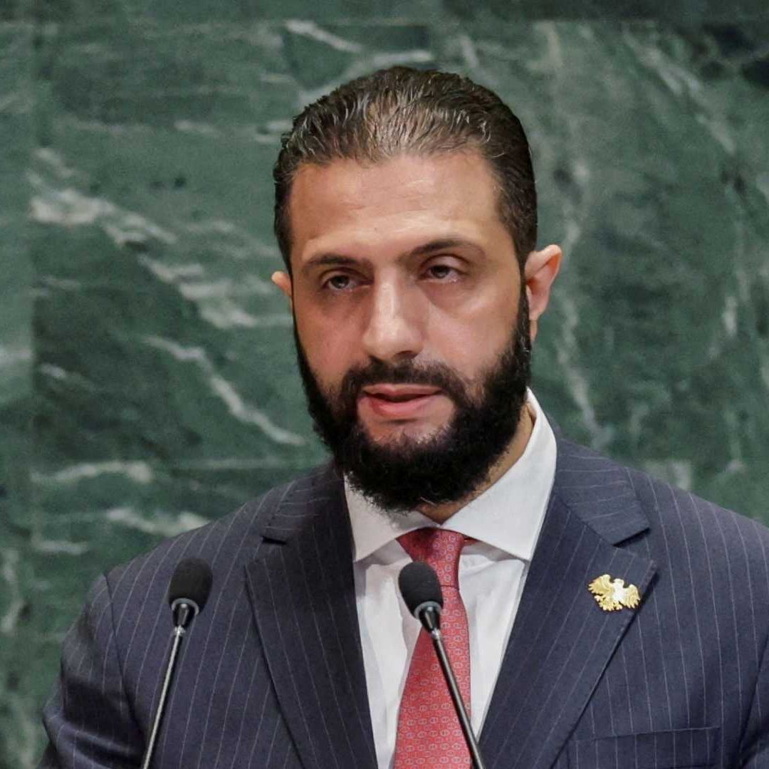 Ahmed al-Sharaa durante Asamblea General de la ONU en Nueva York, el 24 de septiembre de 2025. Foto: Reuters | Archivo