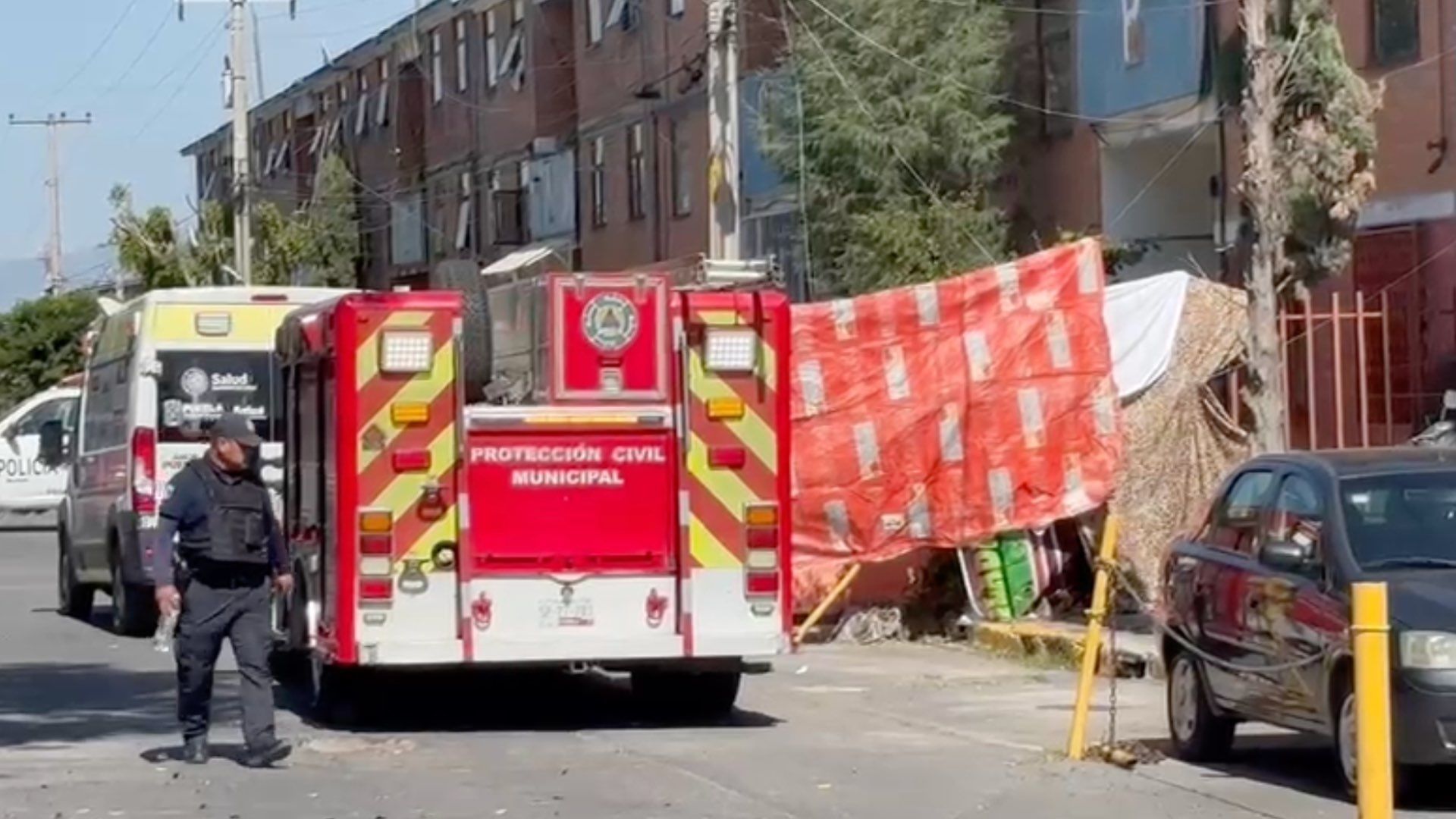 Mujer Muerta Cayó de Azotea Empalada en Reja de Edificio P Infonavit La Victoria Puebla