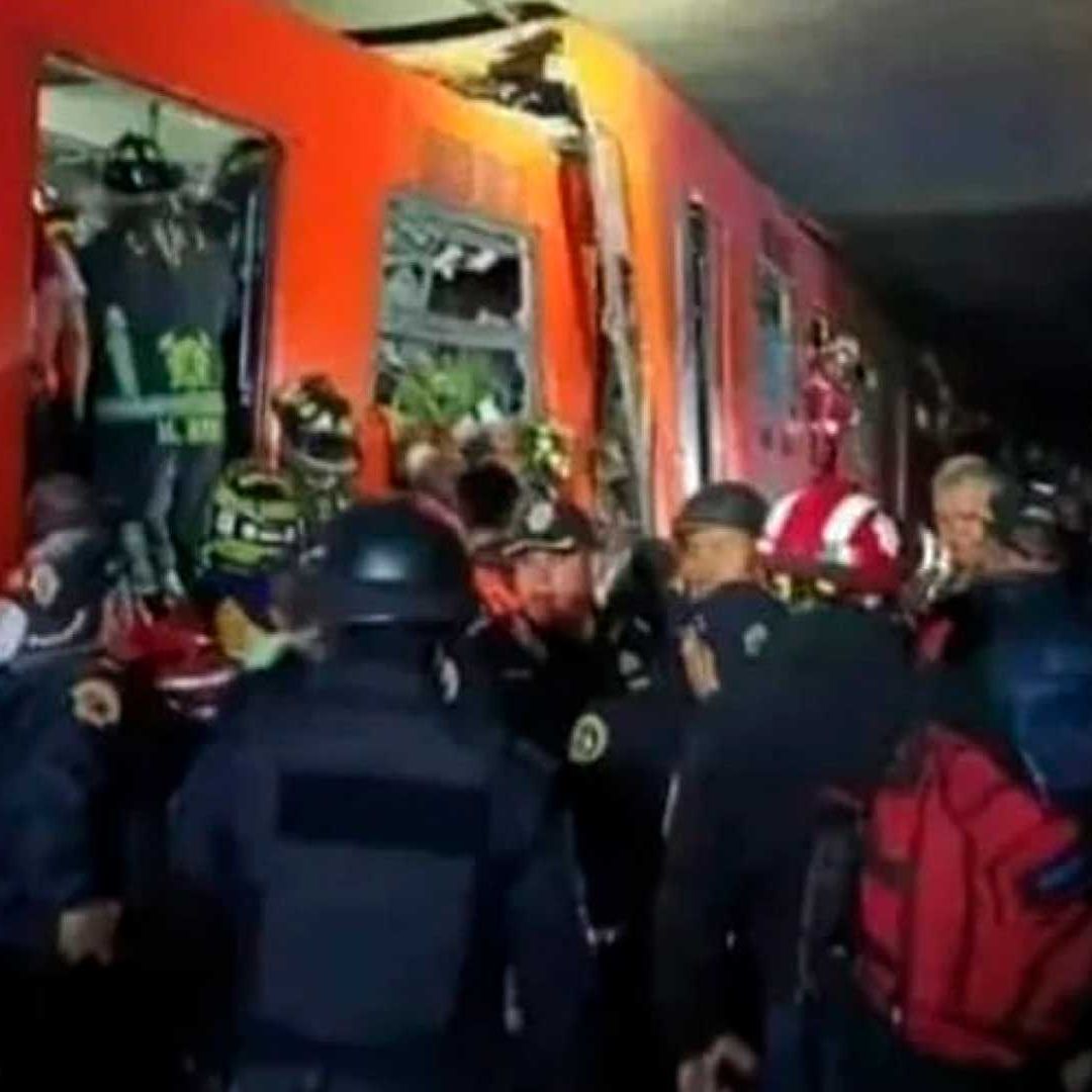Trenes chocan en el tramo de la estación Potrero y La Raza en la Línea 3 del Metro CDMX