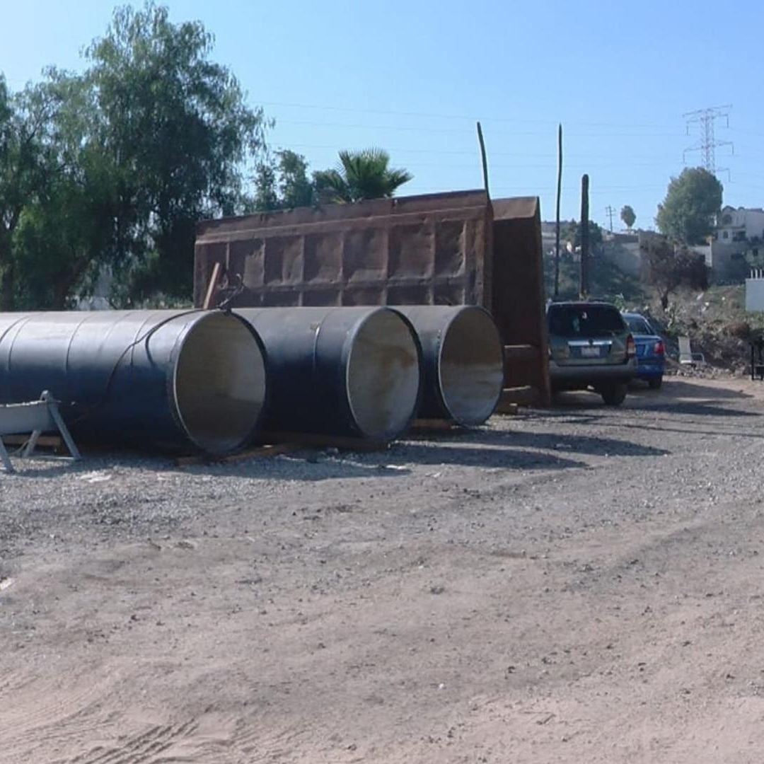 Tubería de Acueducto Florido-Aguaje en Tijuana