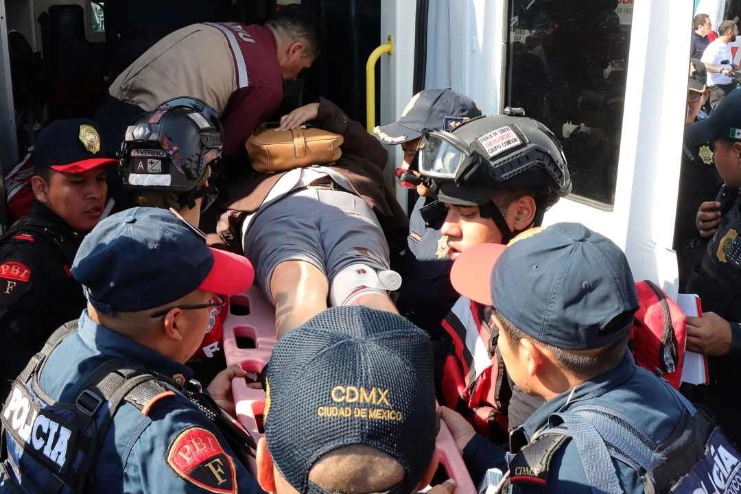 El presidente López Obrador prometió que se informará la verdad sobre el choque de trenes en la línea 3 del Metro