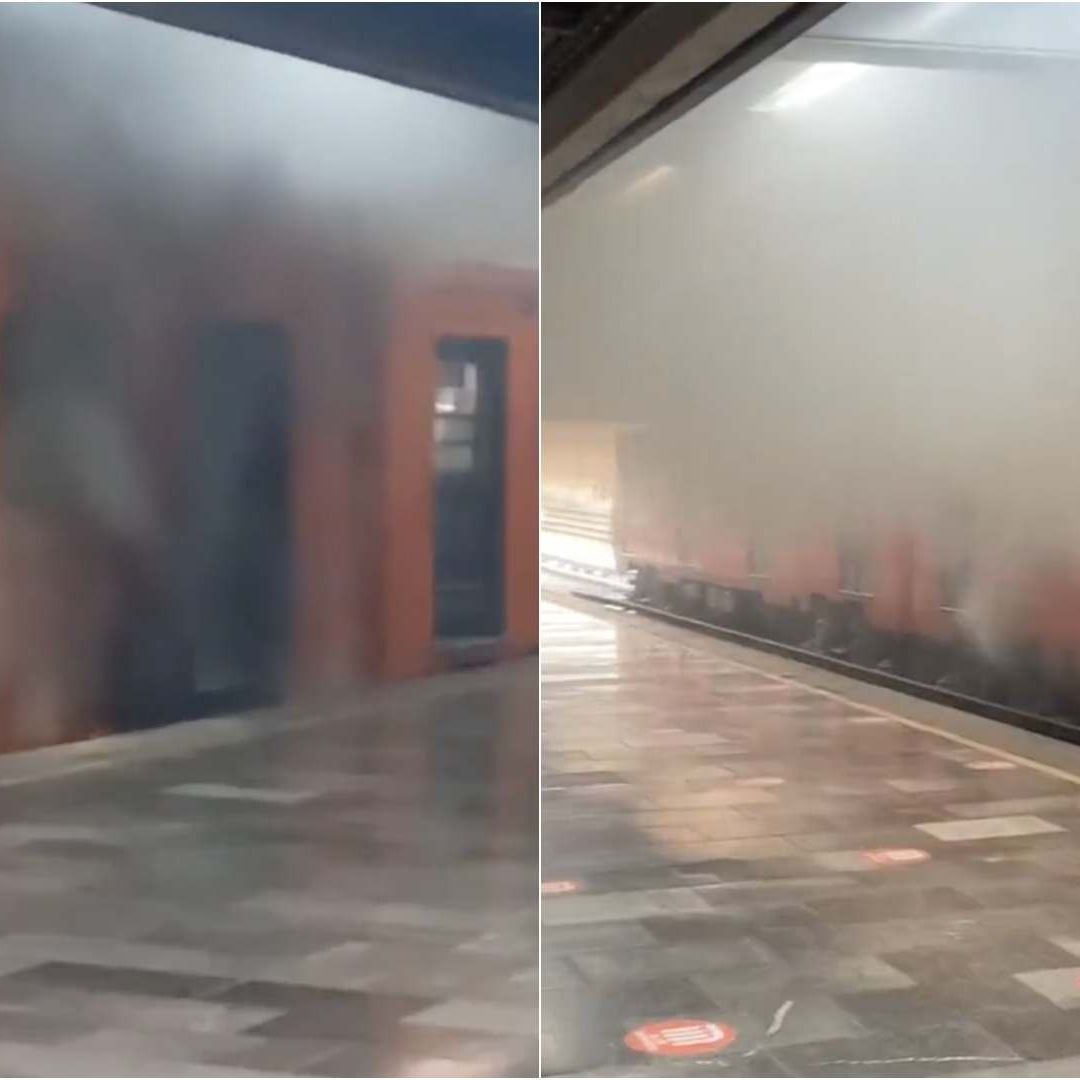 La llanta de un convoy se quemó en le estación Politécnico