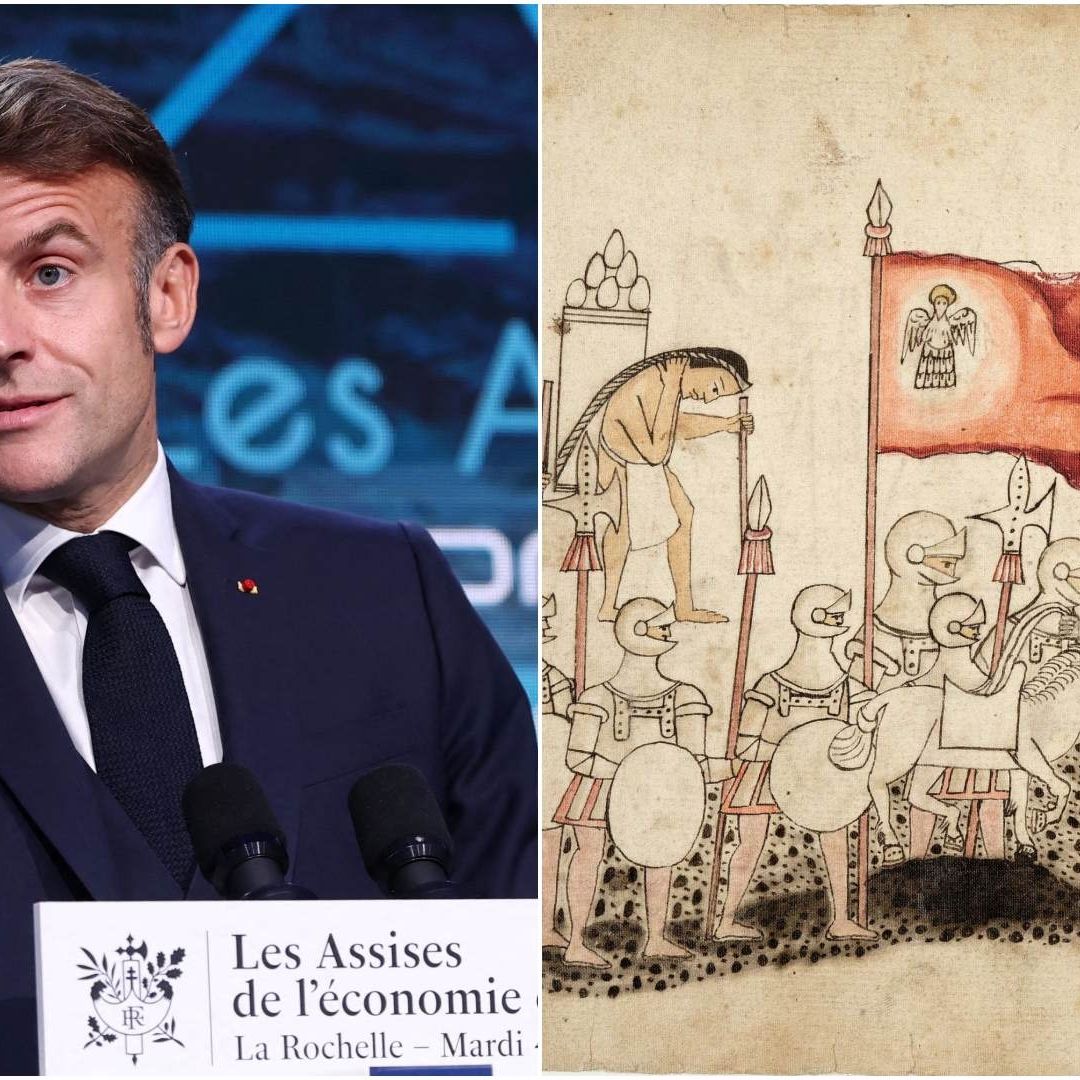 Emmanuel Macron y el Códice Azcatitlan