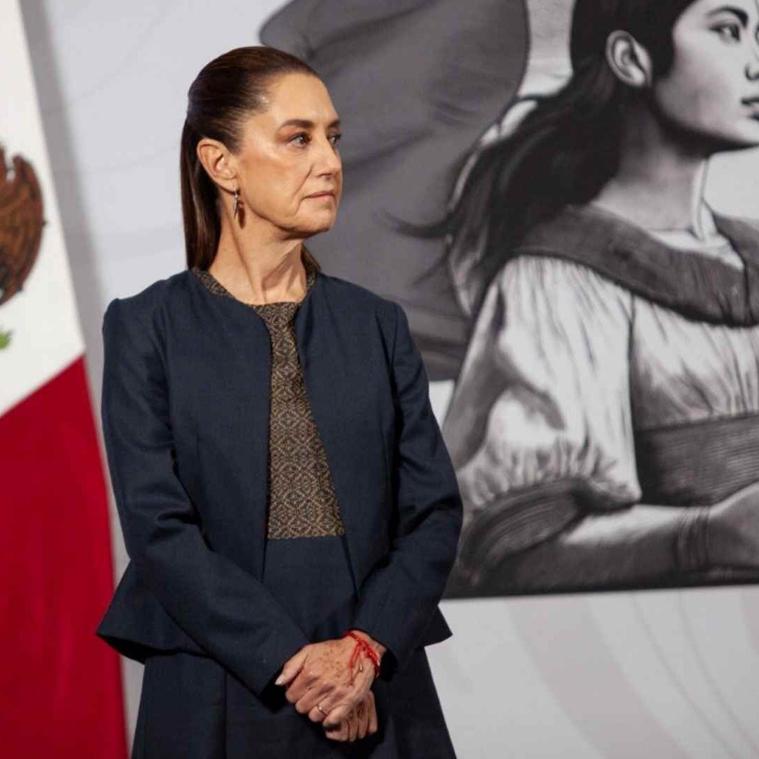 Claudia Sheinbaum durante conferencia de prensa