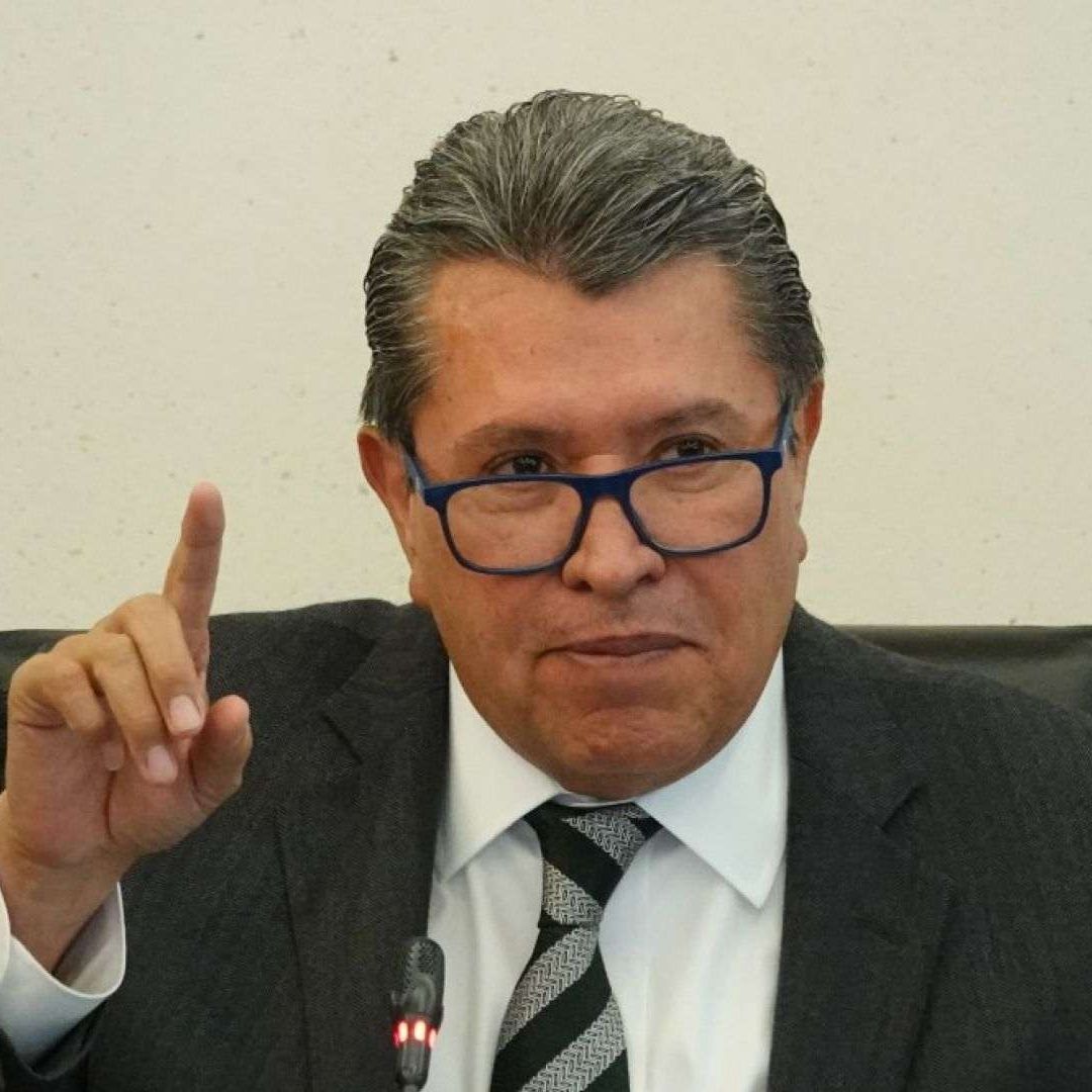 Ricardo Monreal, líder de la bancada de Morena en el Senado, y presidente de la Jucopo