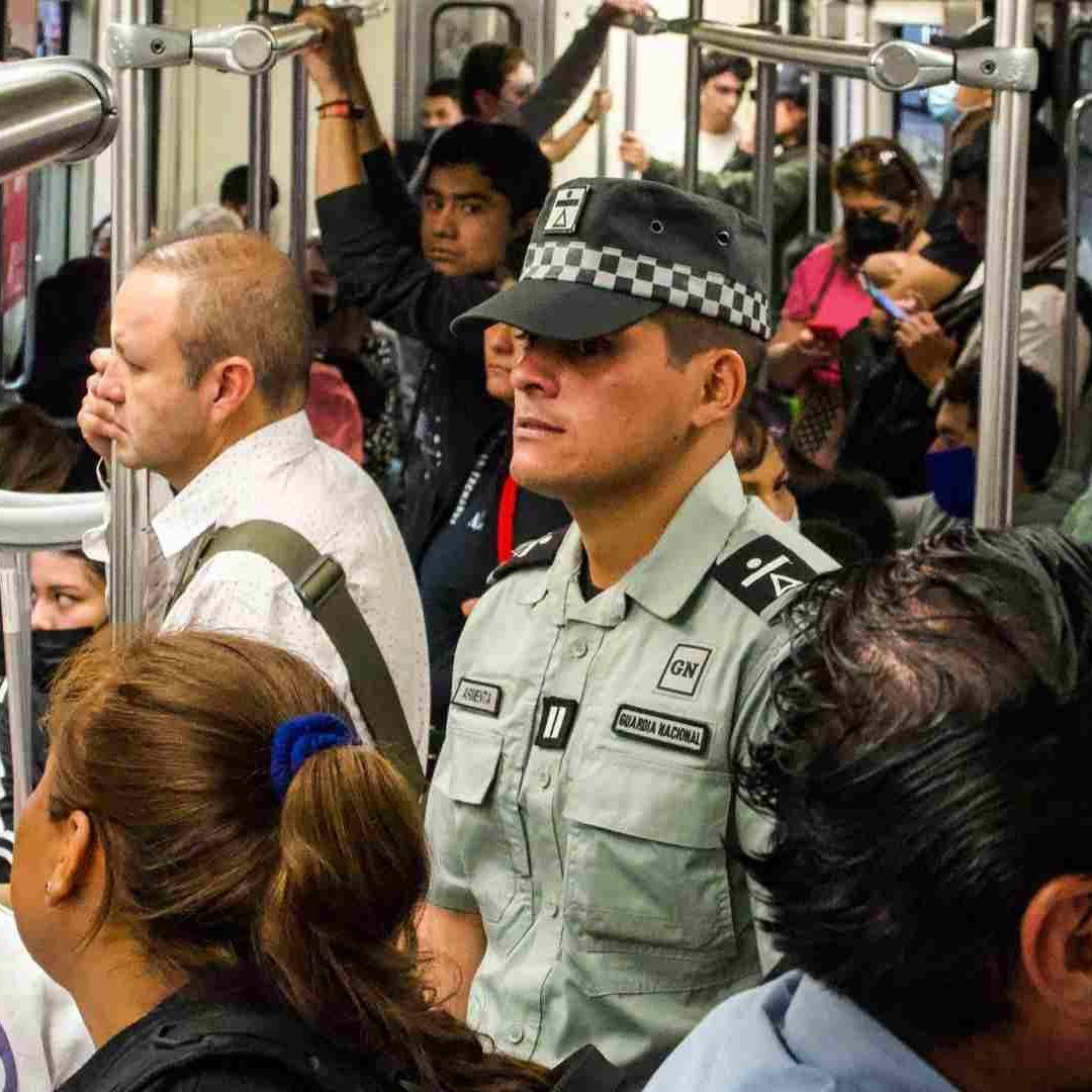 Elementos de la Guardia Nacional vigilarán el metro