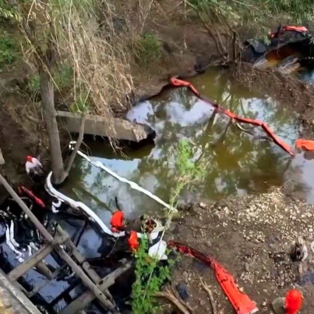 Comienzan a Notarse Afectaciones por Derrame de Hidrocarburo en Río Pantepec en Veracruz