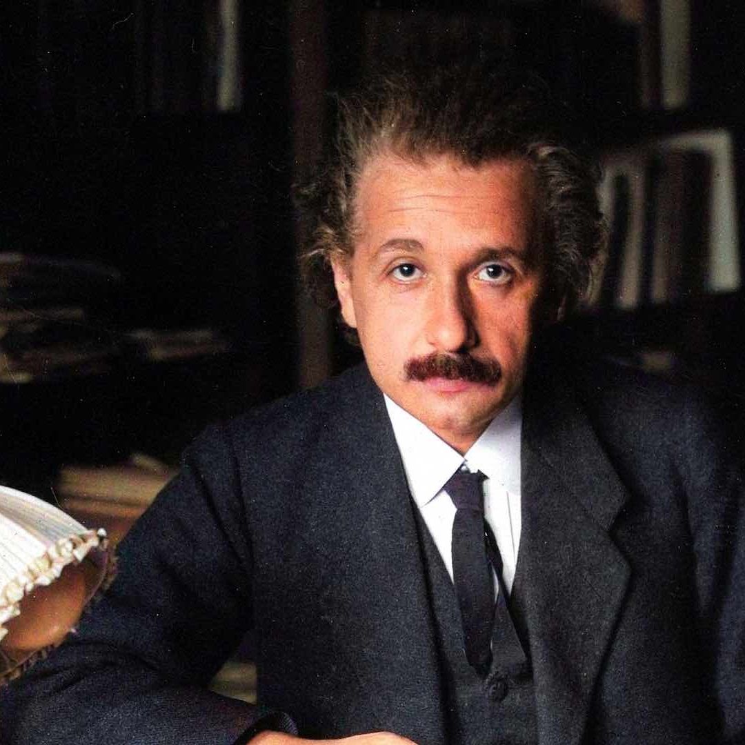 Albert Einstein fotografiado en 1920