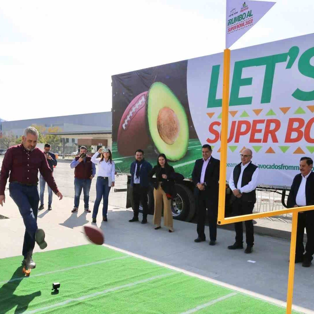Inicia exportación de aguacate michoacano para el Super Bowl 2023