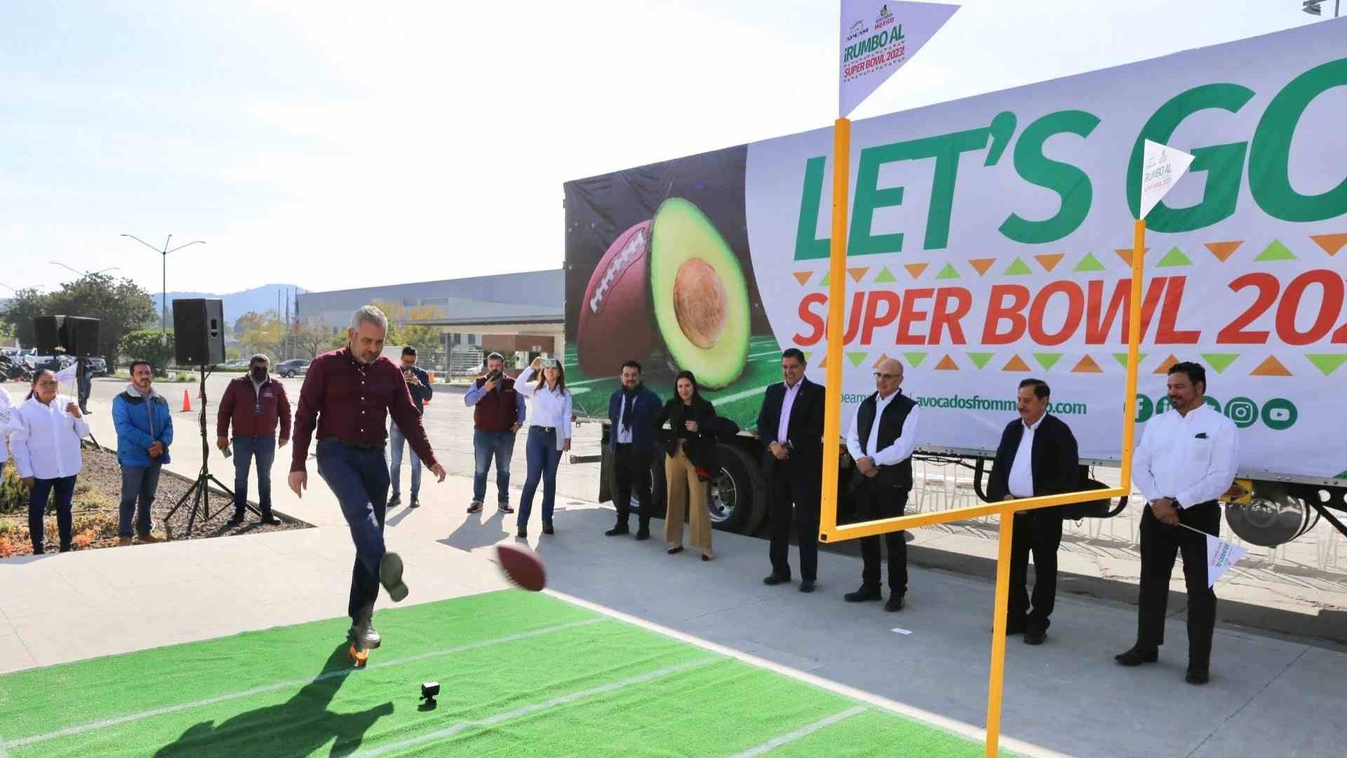 Inicia exportación de aguacate michoacano para el Super Bowl 2023