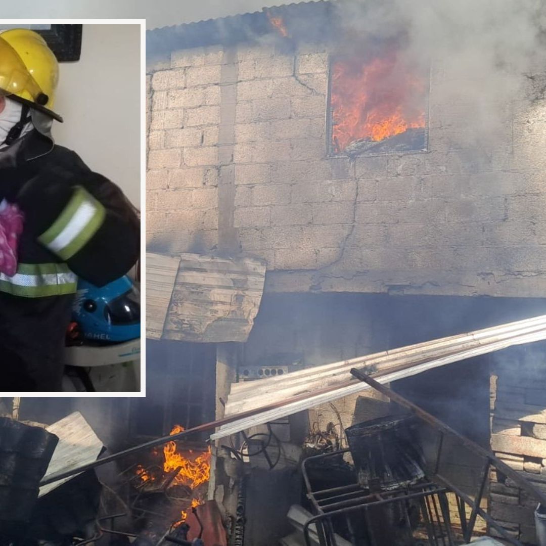 Rescate de Cachorro Incendio en Vivienda Colonia San Ramón Puebla