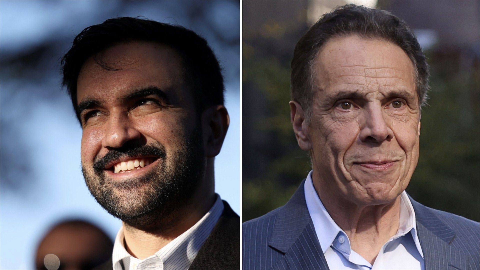 Zohran Mamdani y Andrew Cuomo se enfrentan por la alcaldía de Nueva York