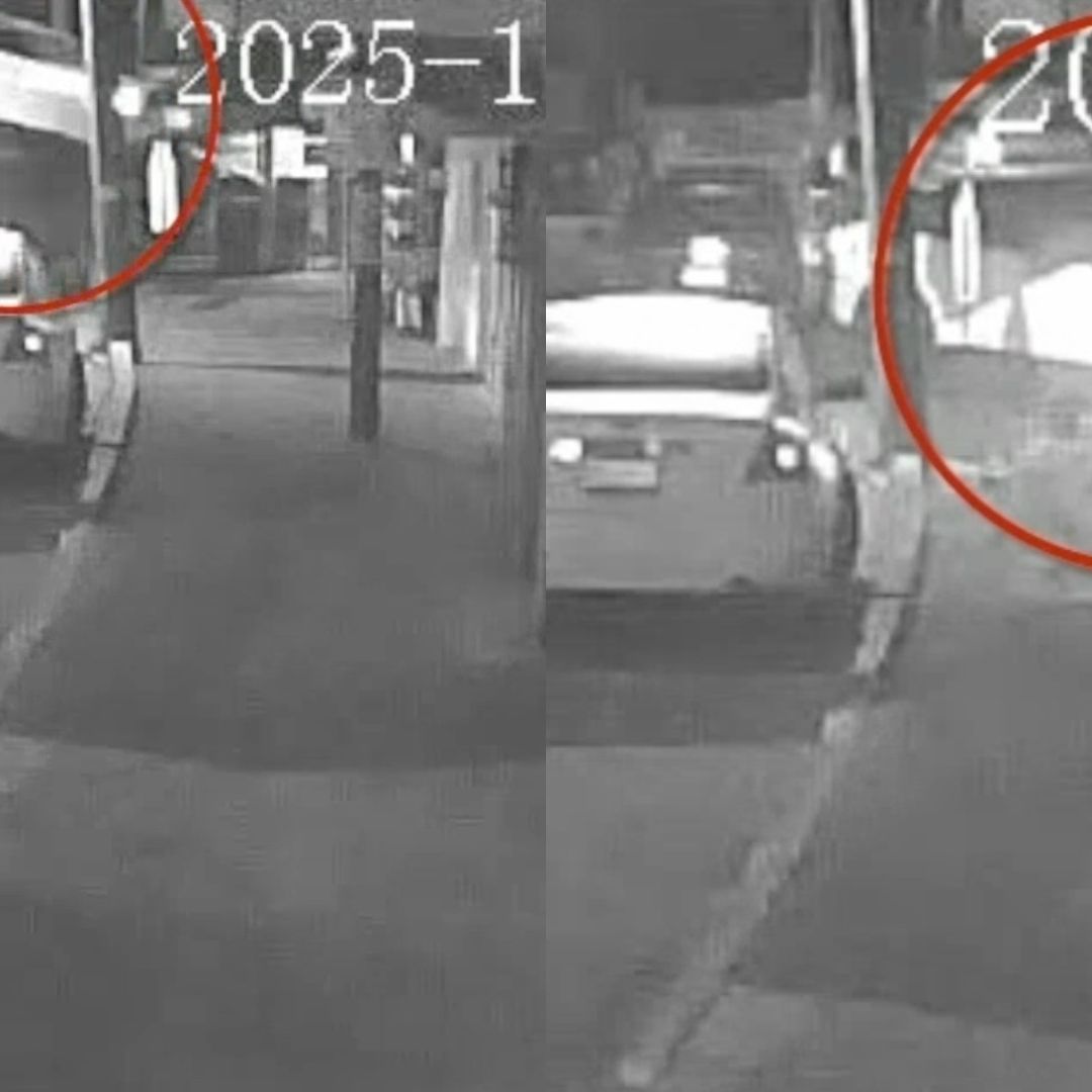 En el video captado por la cámara de seguridad se logra ver como la camioneta sale volando y se impacta contra la vivienda.