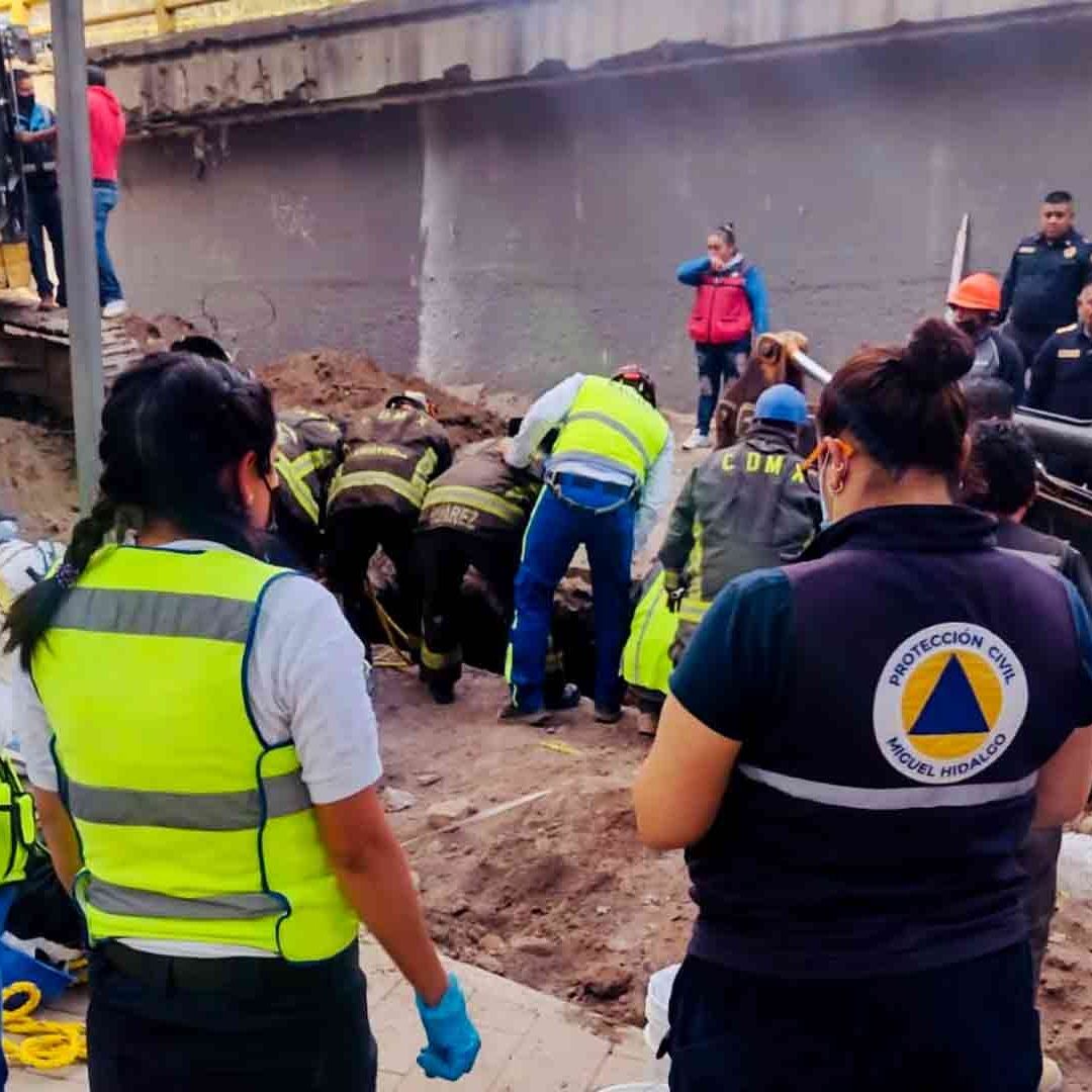 Muere trabajador en derrumbe sobre Río San Joaquín