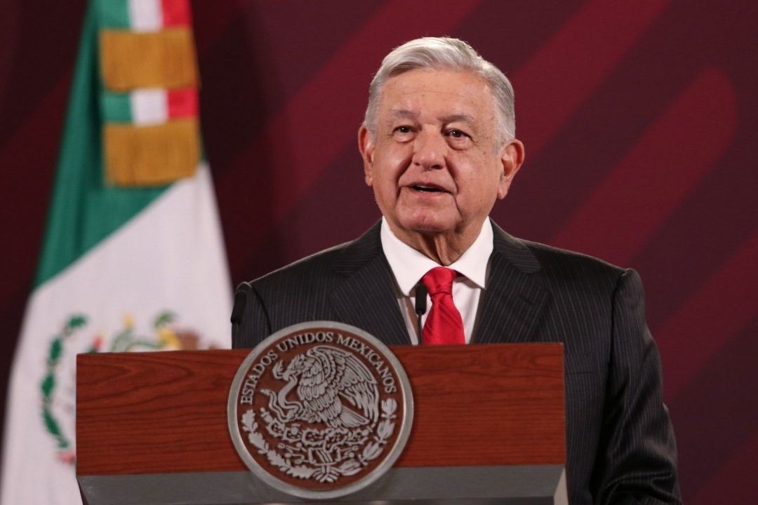 El presidente Andrés Manuel López Obrador presenta su mañanera