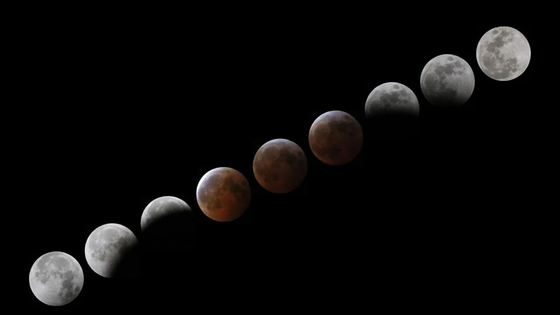 Fases de la Luna en una misma imagen.