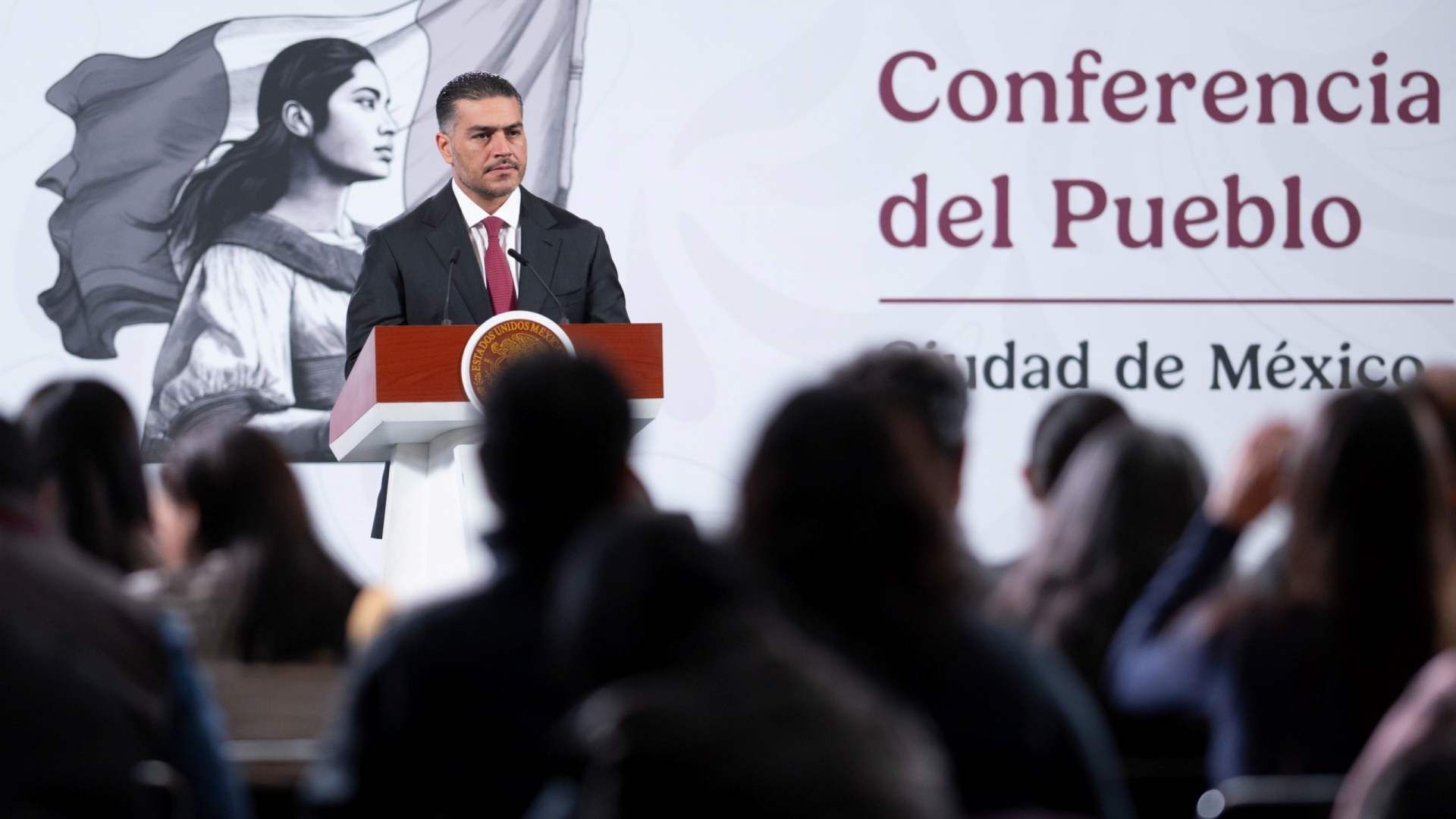 Titular de la SSPC en conferencia de prensa mañanera de este 3 de noviembre de 2025