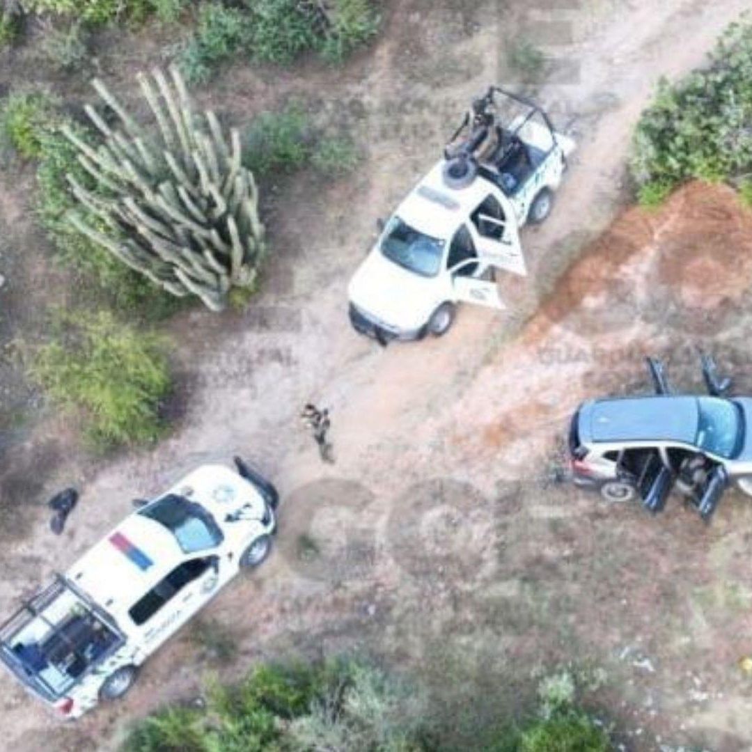 Elementos de la Guardia Civil Estatal repelieron una agresión armada en La Boquilla, Rioverde en San Luis Potosí.