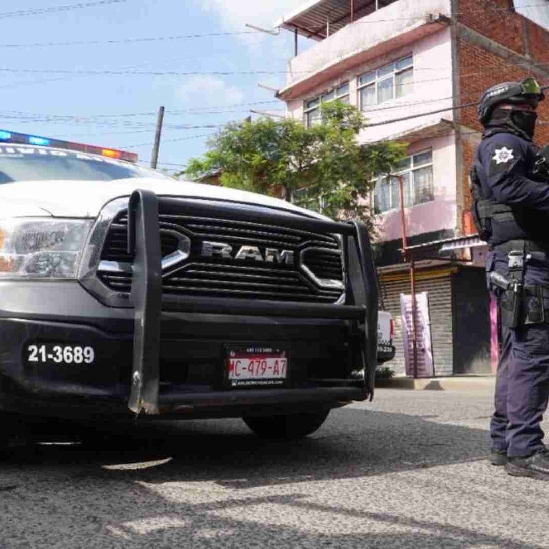 Operativo de seguridad en Michoacán