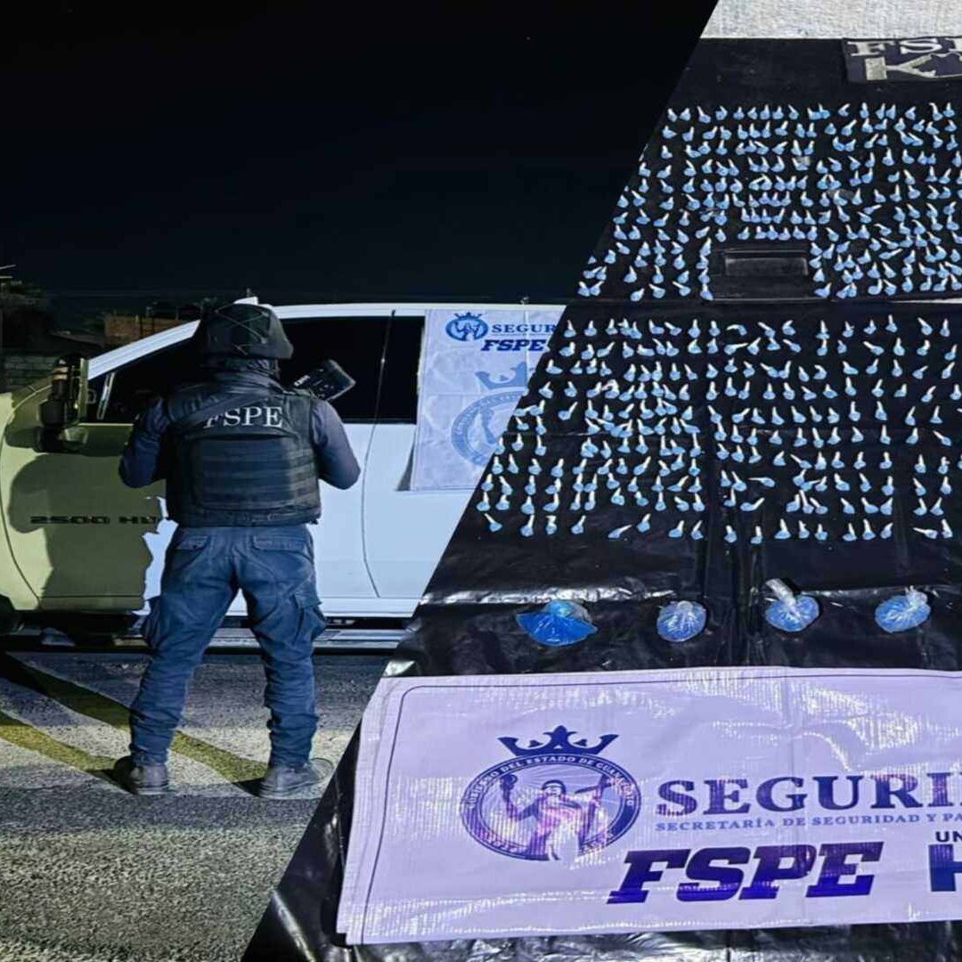 Detienen a Hombres con 3,500 Dosis de Droga en Jaral del Progreso en Guanajuato