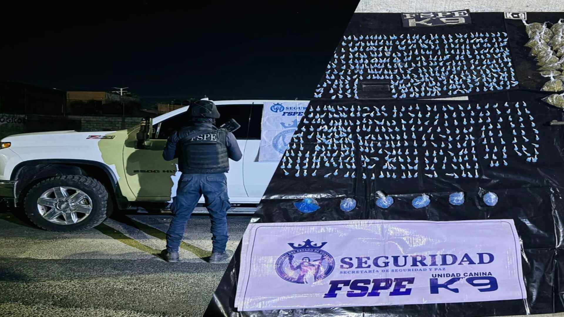 Detienen a Hombres con 3,500 Dosis de Droga en Jaral del Progreso en Guanajuato