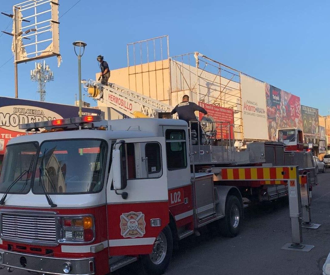 Incendio en Hermosillo. Foto: Redes Sociales