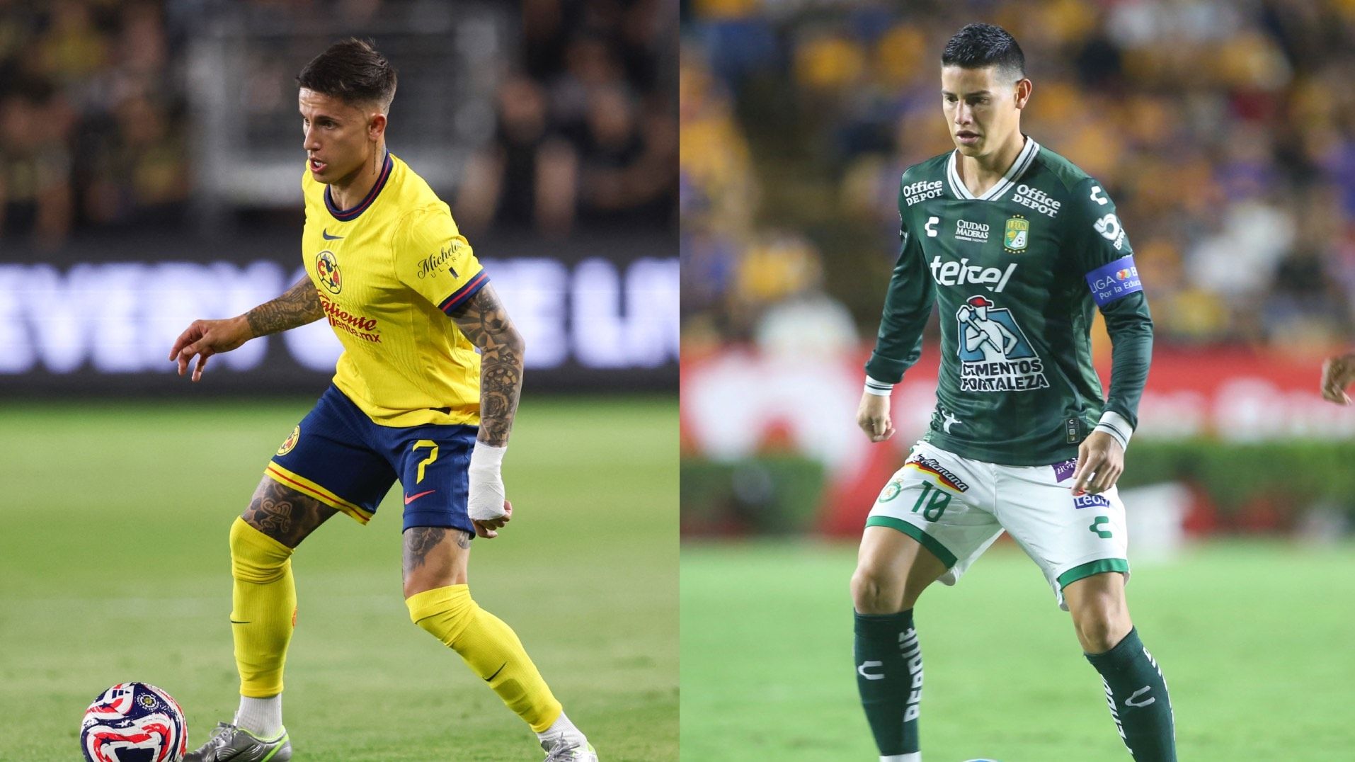 América recibió a León en duelo correspondiente a la J16 del AP25. Foto: AFP
