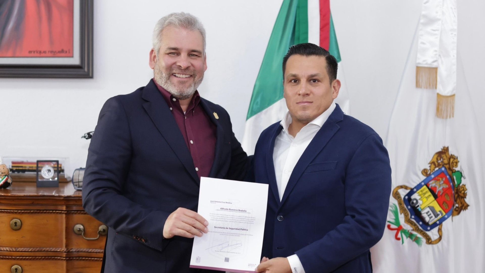 José Antonio Cruz Medina, Nuevo Secretario de Seguridad de Michoacán.
