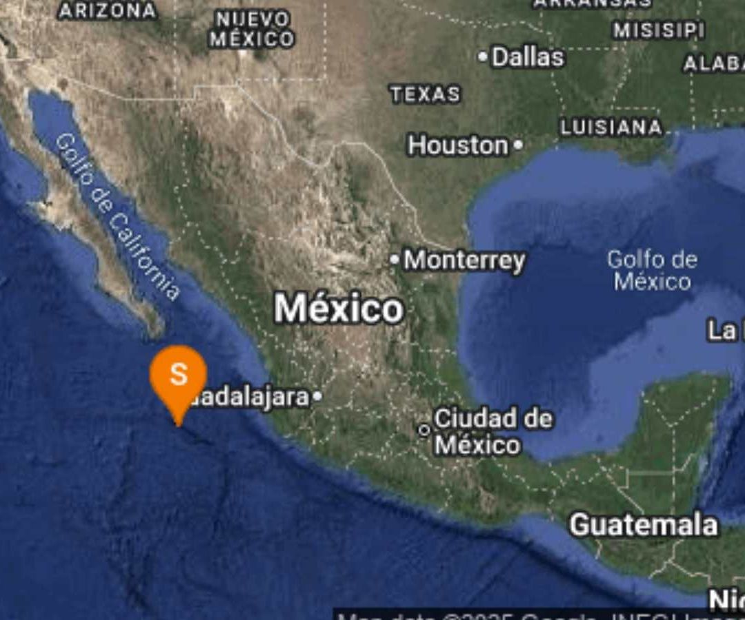 Sismo en Baja California Sur. Foto: SSN
