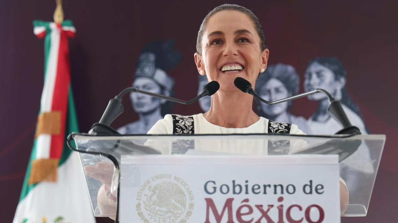 Claudia Sheinbaum en Tabasco. Foto: Gobierno de México